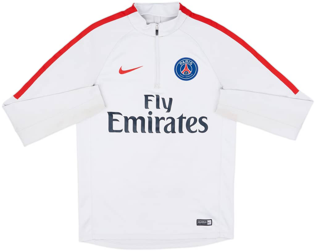 2016-17 Paris Saint-Germain Nike 1/4 Zip Drill Top - 5/10 - (S)