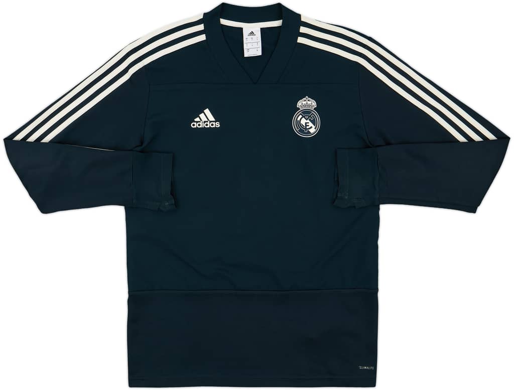 2018-19 Real Madrid adidas Drill Top - 5/10 - (S)