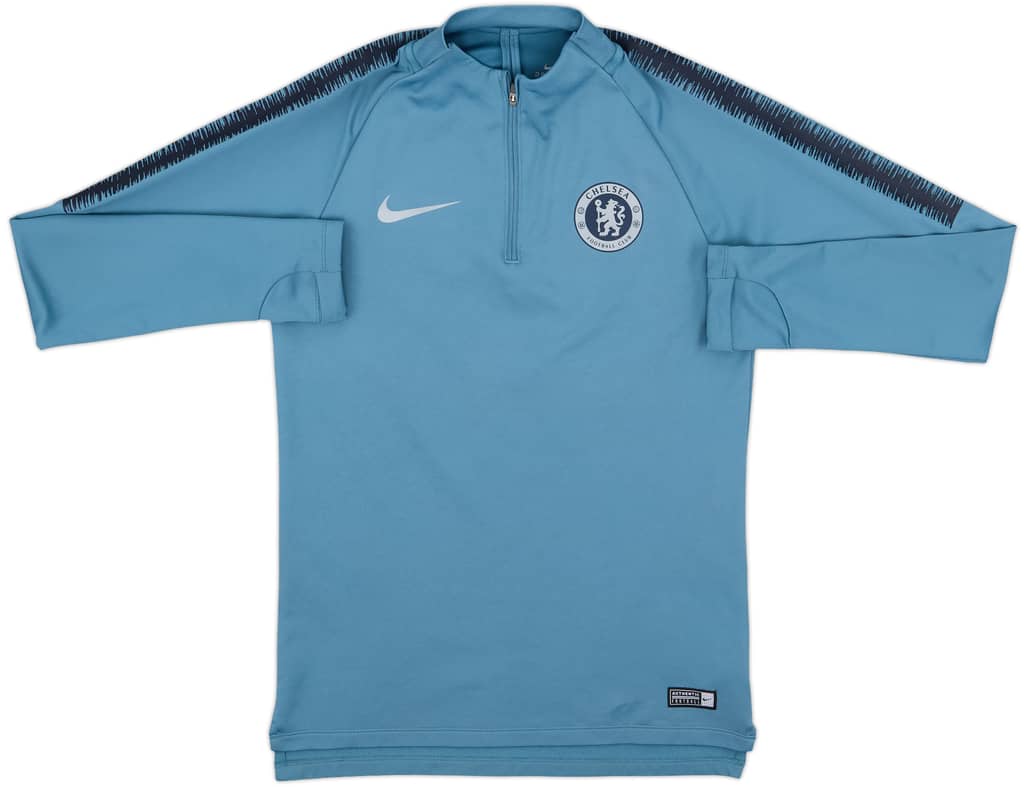 2018-19 Chelsea Nike 1/4 Zip Drill Top - 10/10 - (S)
