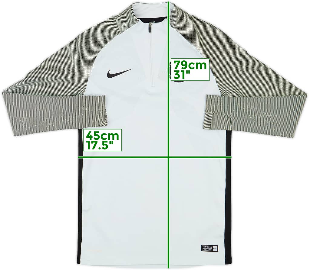 2017-18 Paris Saint-Germain Nike Aeroswift 1/4 Zip Drill Top - 8/10 - (S)