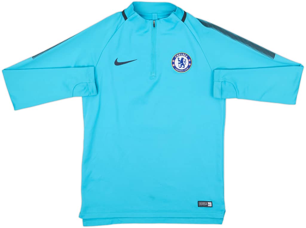 2017-18 Chelsea Nike 1/4 Zip Drill Top - 7/10 - (S)
