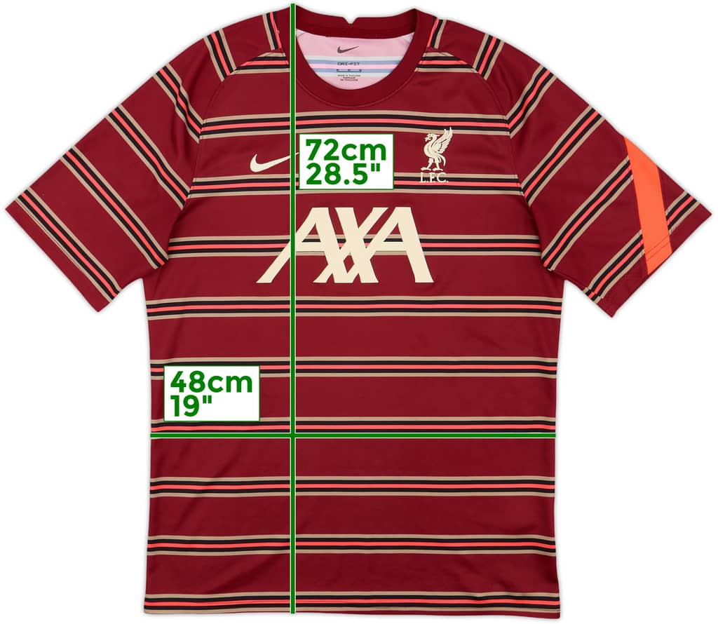 2021-22 Liverpool Nike Training Shirt - 8/10 - (M)