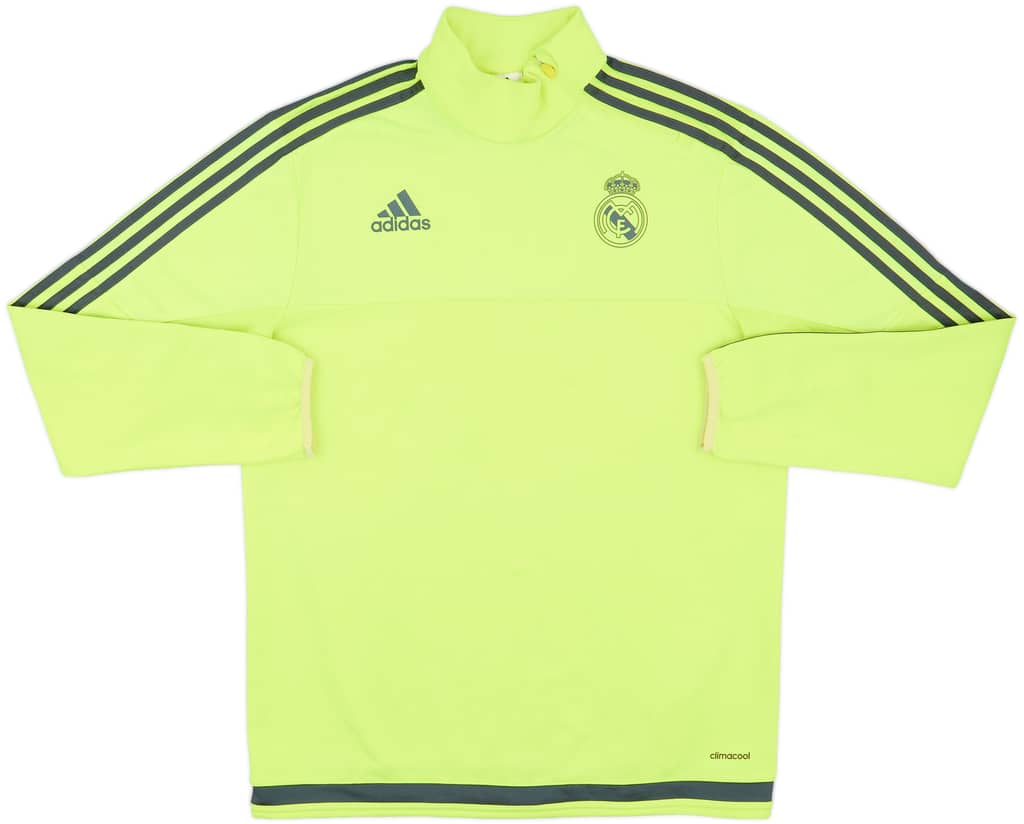 2015-16 Real Madrid adidas 1/4 Zip Drill Top - 7/10 - (M)