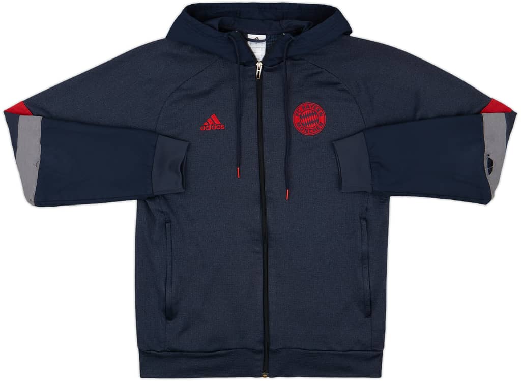 2015-16 Bayern Munich adidas Hooded Sweat Top - 6/10 - (S)