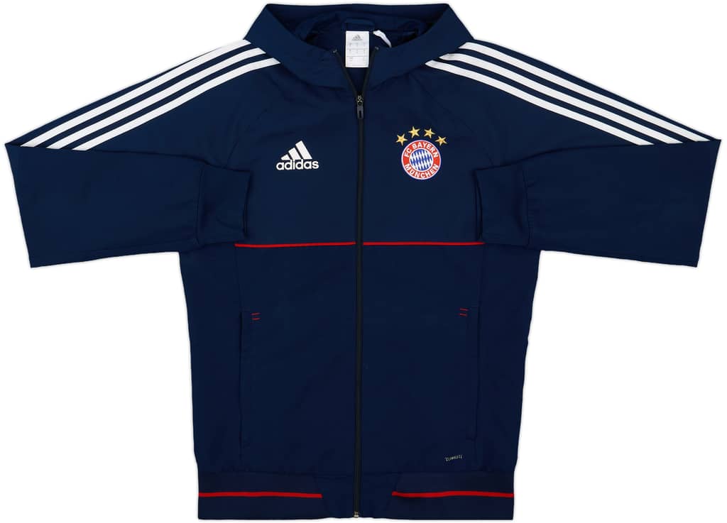 2017-18 Bayern Munich adidas Hooded Rain Jacket - 9/10 - (S)