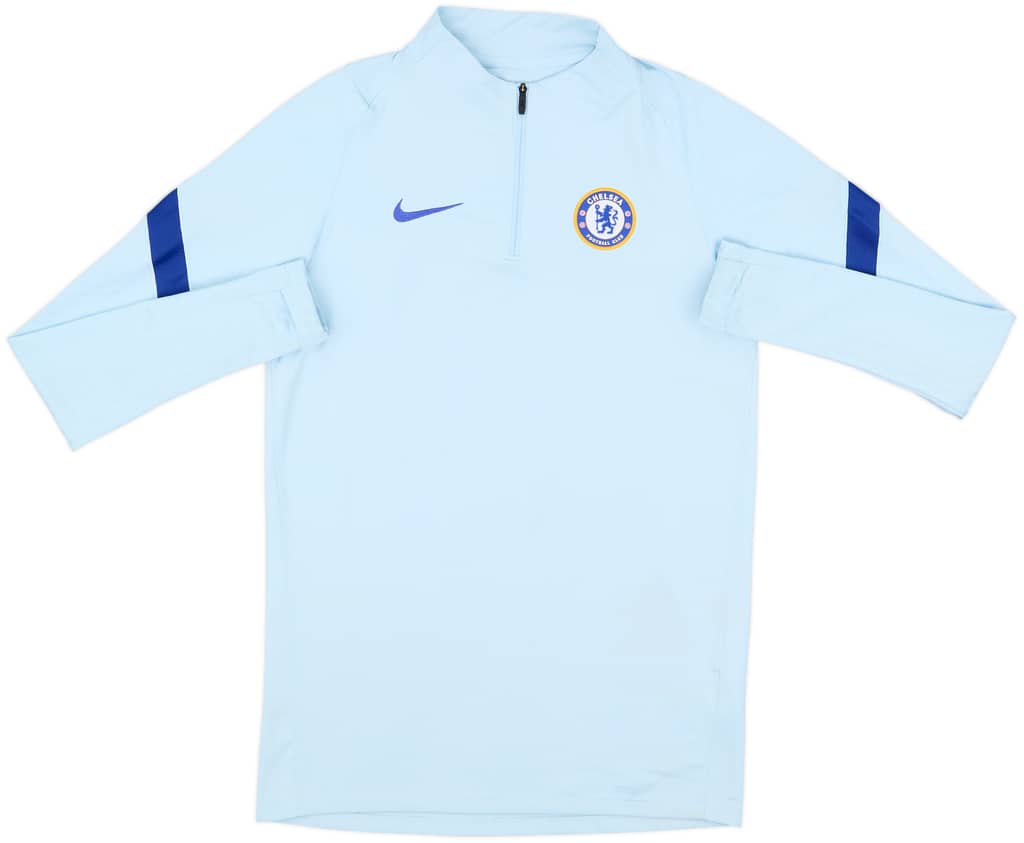 2020-21 Chelsea Nike 1/4 Zip Drill Top - 6/10 - (S)