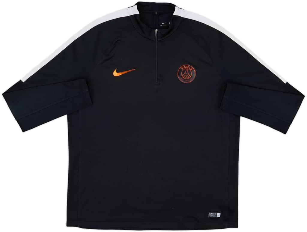 2016-17 Paris Saint-Germain Nike 1/4 Zip Drill Top - 5/10 - (XL)