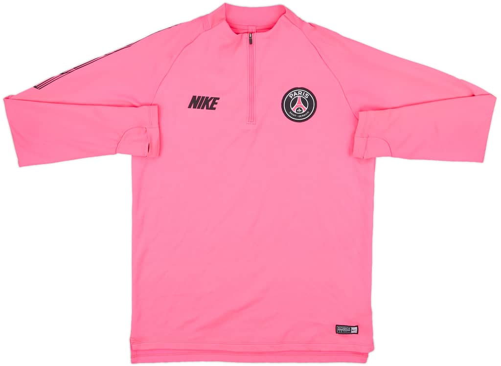 2019-20 Paris Saint-Germain Nike 1/4 Zip Drill Top - 7/10 - (M)