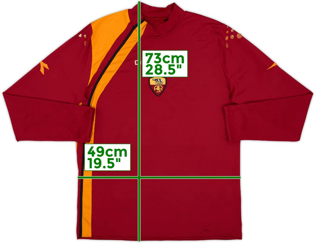 2005-06 Roma Home L/S Shirt - 5/10 - (L)