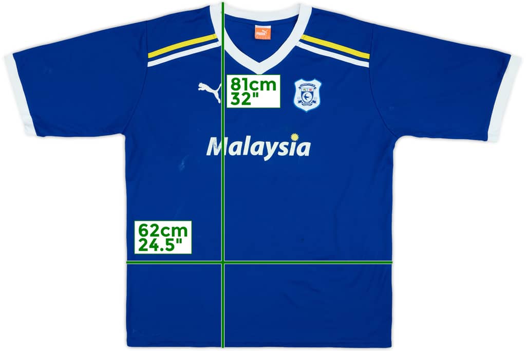 2011-12 Cardiff Home Shirt - 5/10 - (XXL)