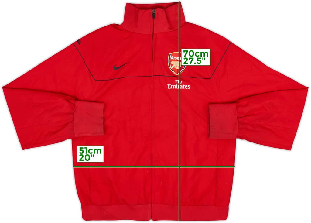 2008-09 Arsenal Nike Track Jacket - 7/10 - (M)