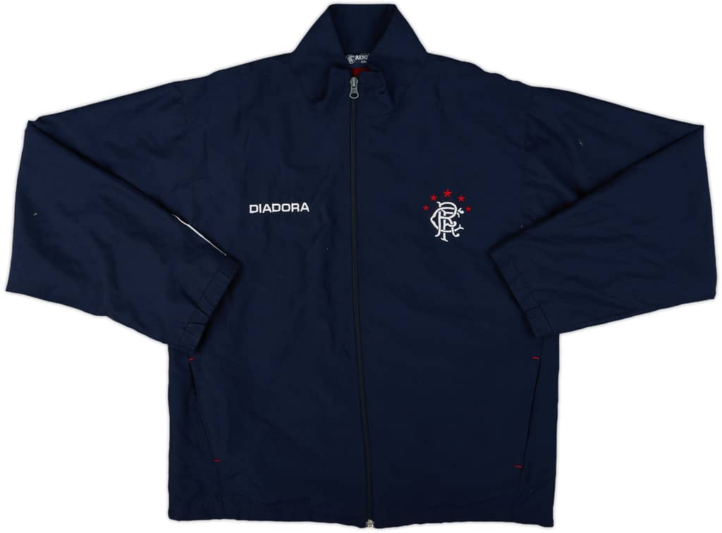 2004-05 Rangers Diadora Track Jacket - 9/10 - (XL.Boys)
