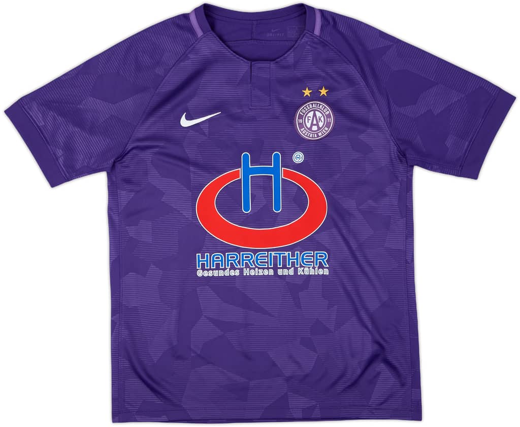 2019-20 Austria Wien Home Shirt - 8/10 - (XL.Boys)
