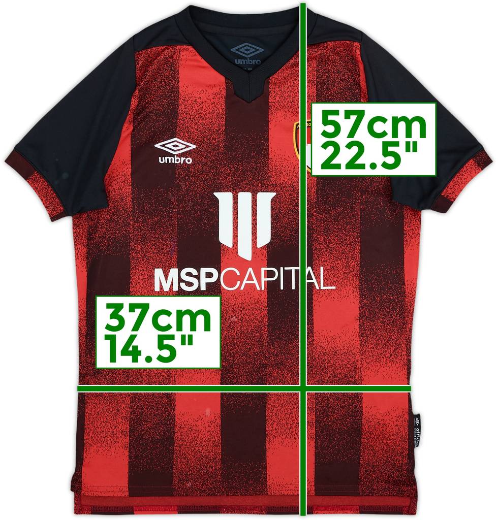 2020-21 Bournemouth Home Shirt - 7/10 - (M.Boys)