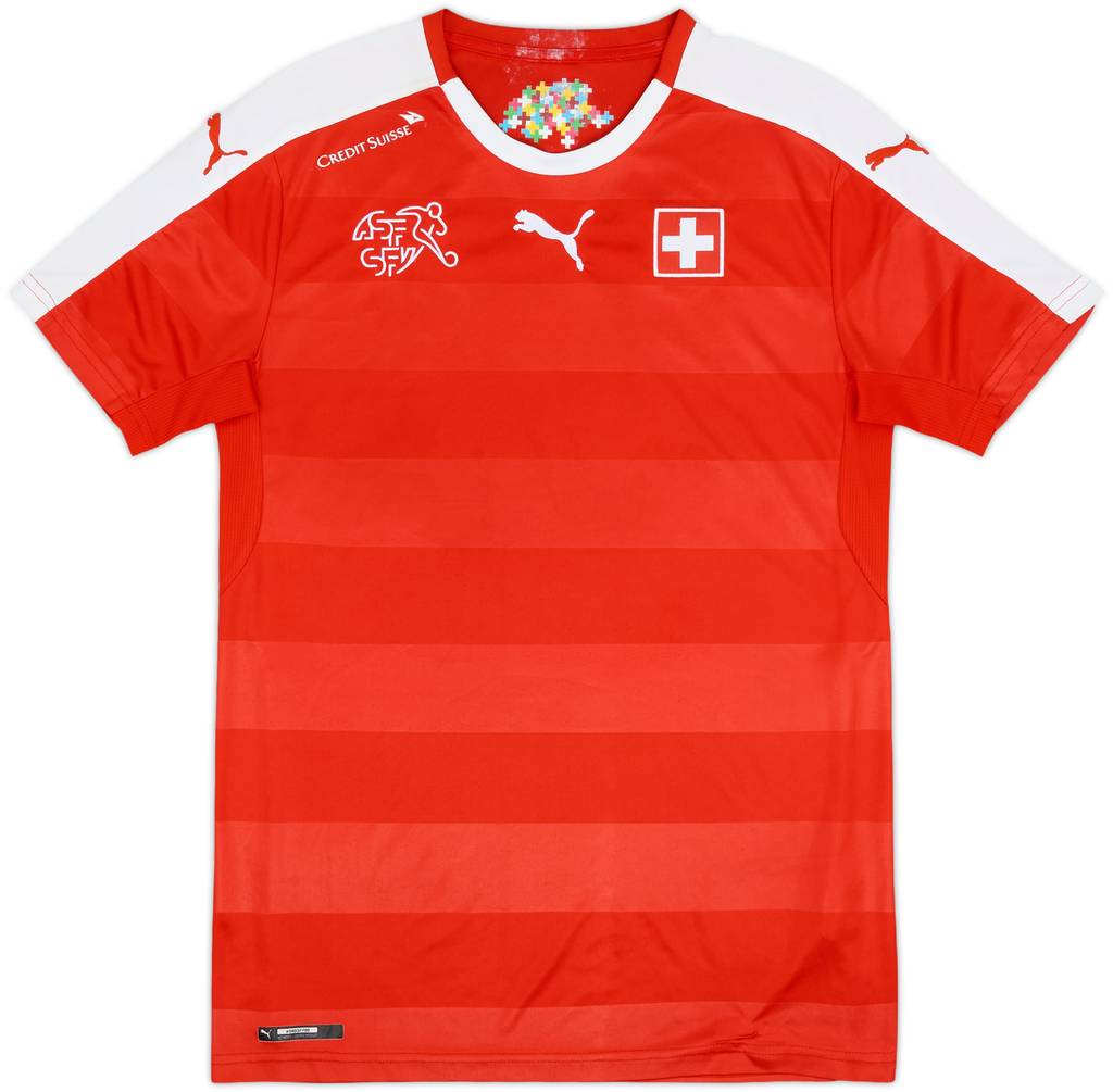 2016-17 Switzerland Home Shirt - 6/10 - (M)