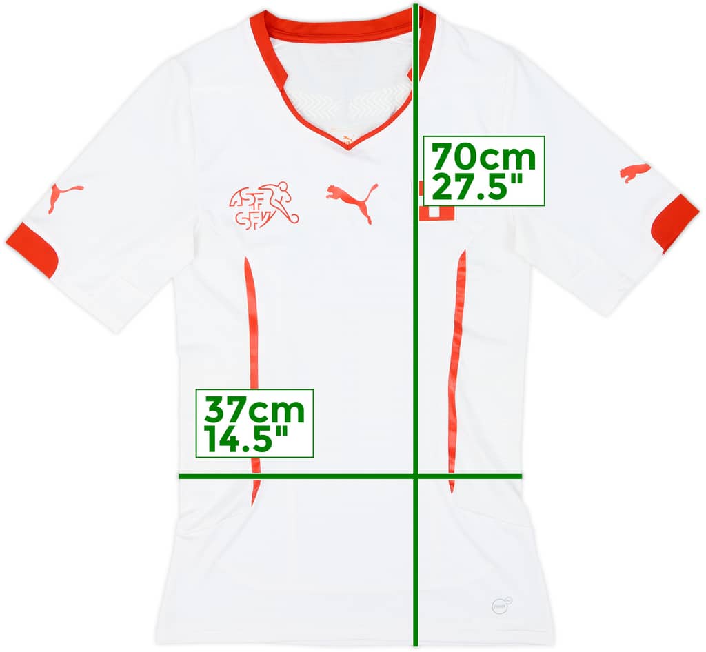 2014-15 Switzerland Player Issue Away Shirt - 7/10 - (M)