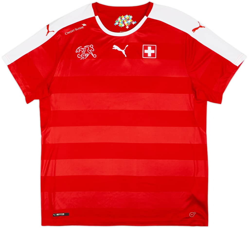 2016-17 Switzerland Home Shirt - 9/10 - (XL)