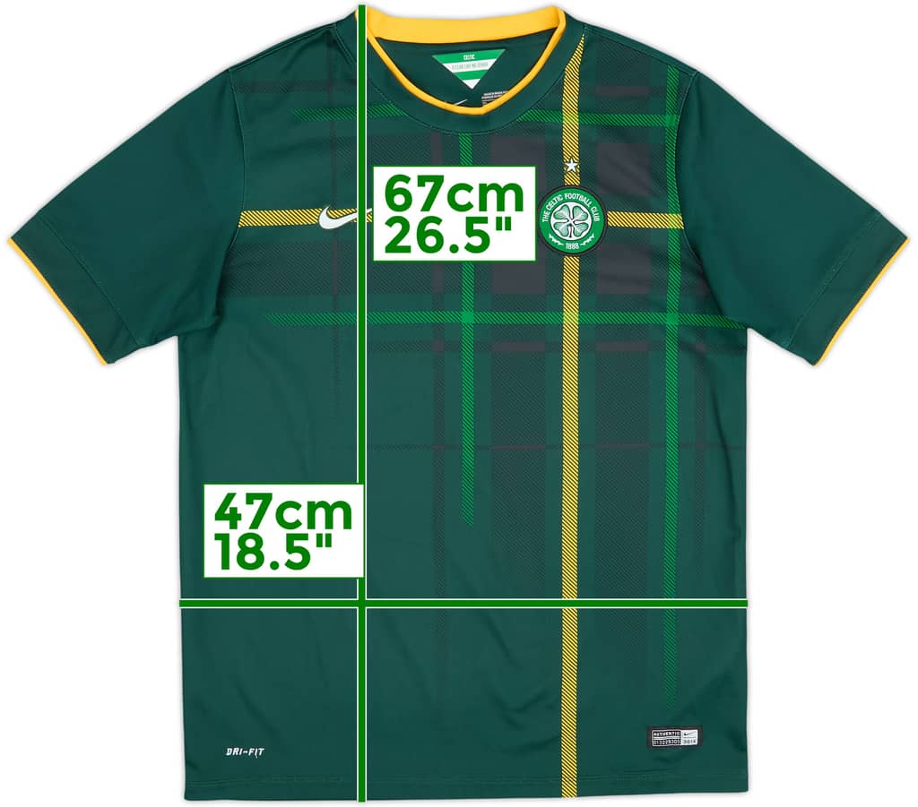 2014-15 Celtic Away Shirt - 8/10 - (XL.Boys)