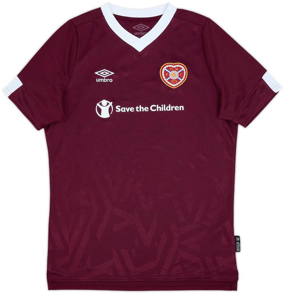 2019-20 Hearts Home Shirt - 8/10 - (XL.Boys)