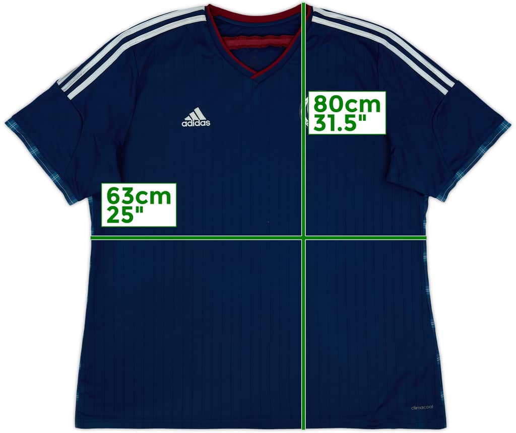 2014-15 Scotland Home Shirt - 8/10 - (XXL)