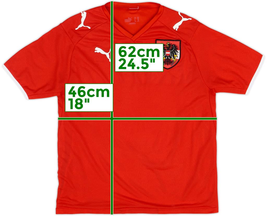 2008-09 Austria Home Shirt - 8/10 - (XL.Boys)