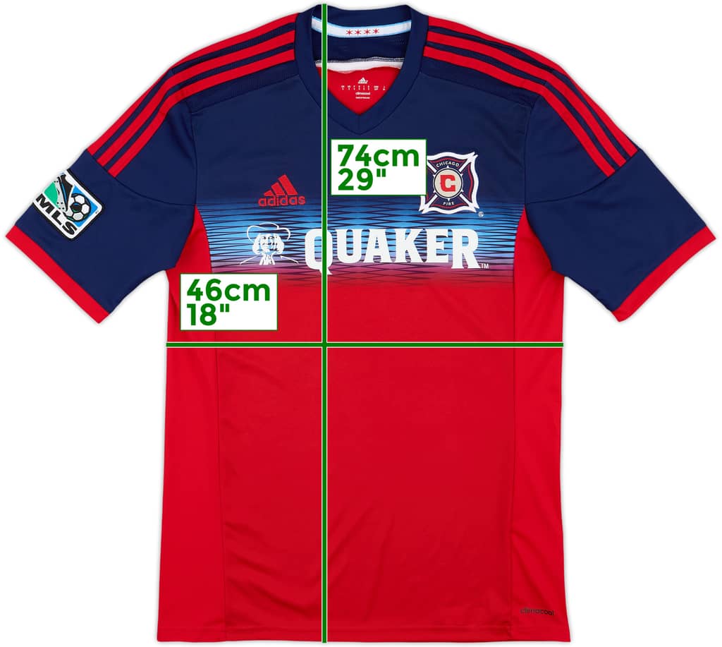 Camiseta de local del Chicago Fire 2014-15 - 9/10 - (S)