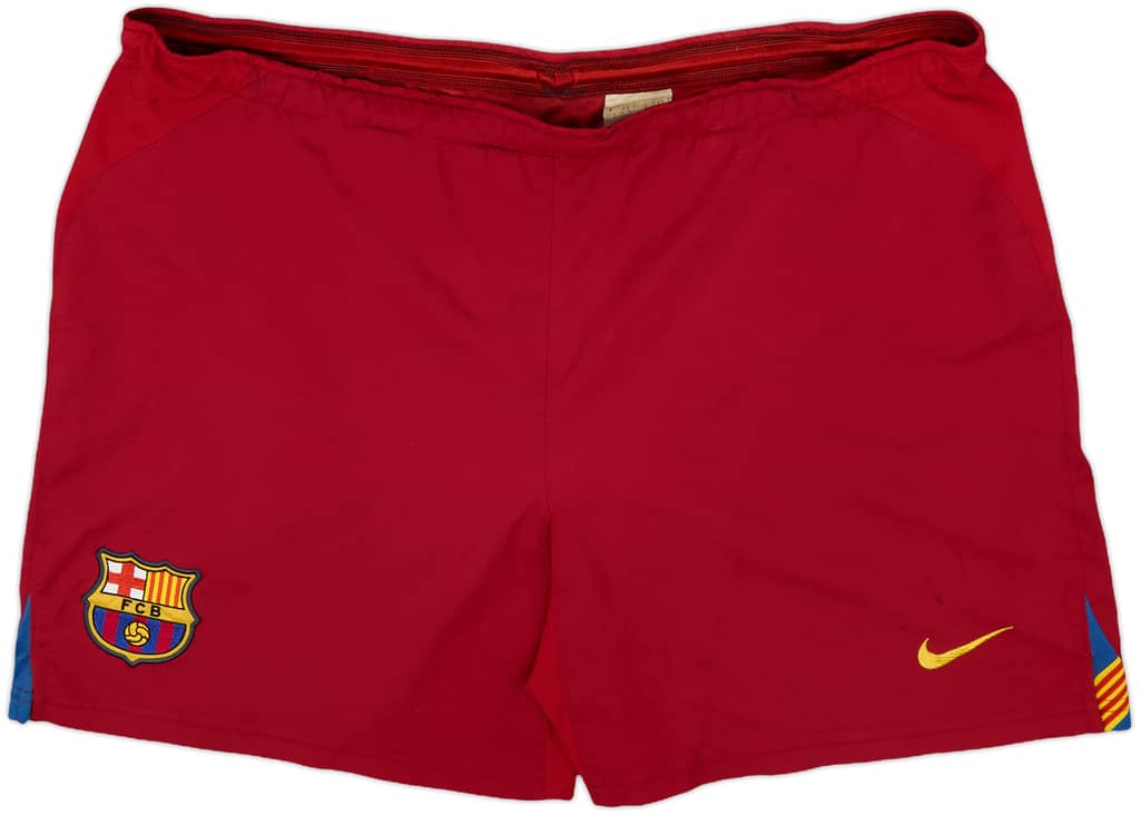 2005-06 Barcelona Home Shorts - 5/10 - (XL)