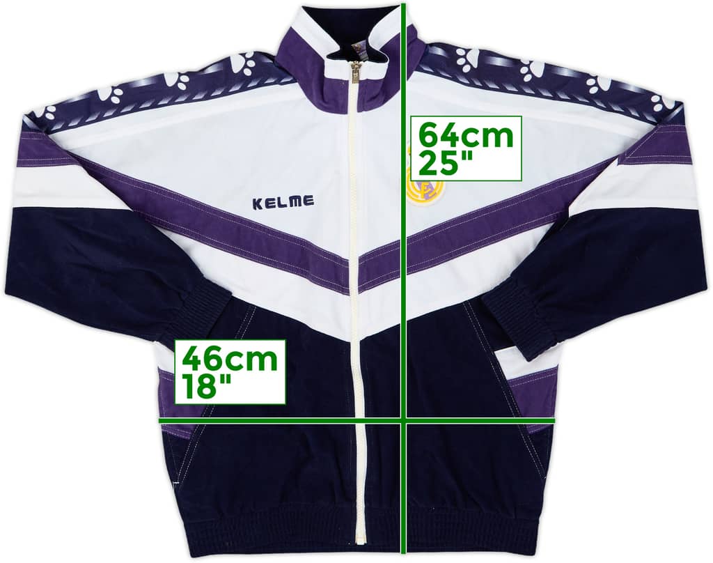 1997-98 Real Madrid Kelme Track Jacket - 7/10 - (L.Boys)
