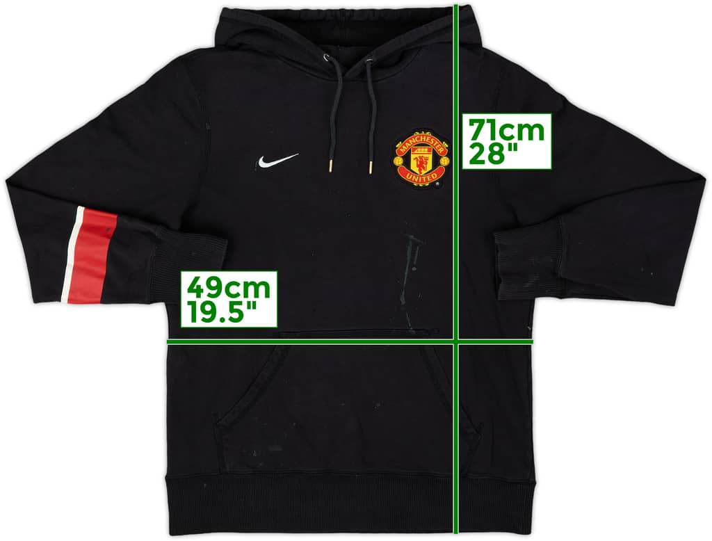 2013-14 Manchester United Nike Hoodie - 5/10 - (S)