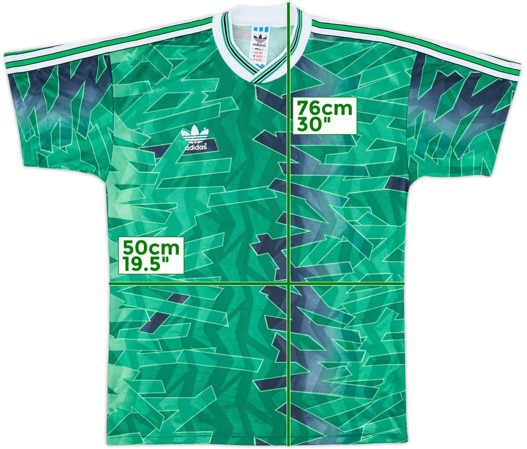 1992-93 adidas Template Shirt - 8/10 - (S)