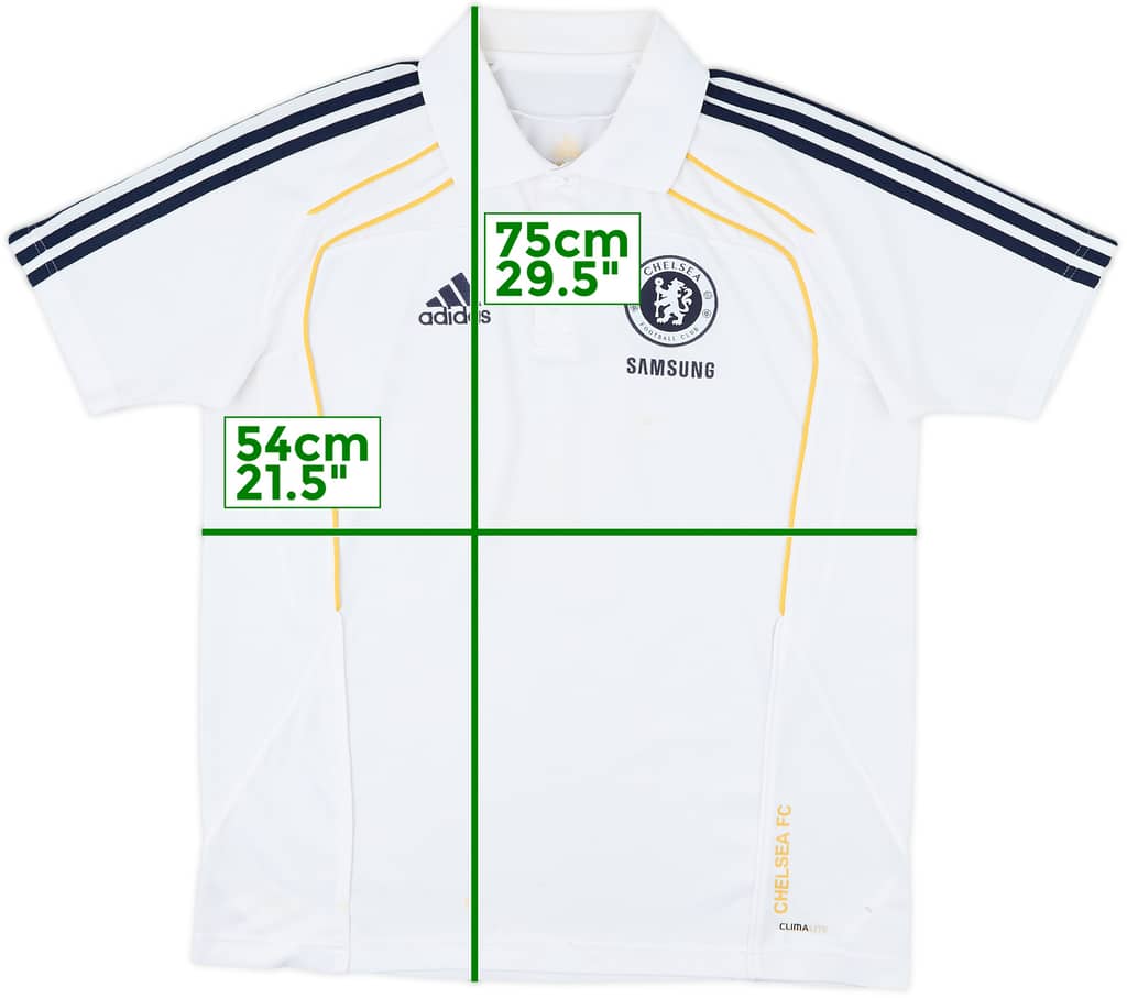 2010-11 Chelsea adidas Polo Shirt - 7/10 - (L)