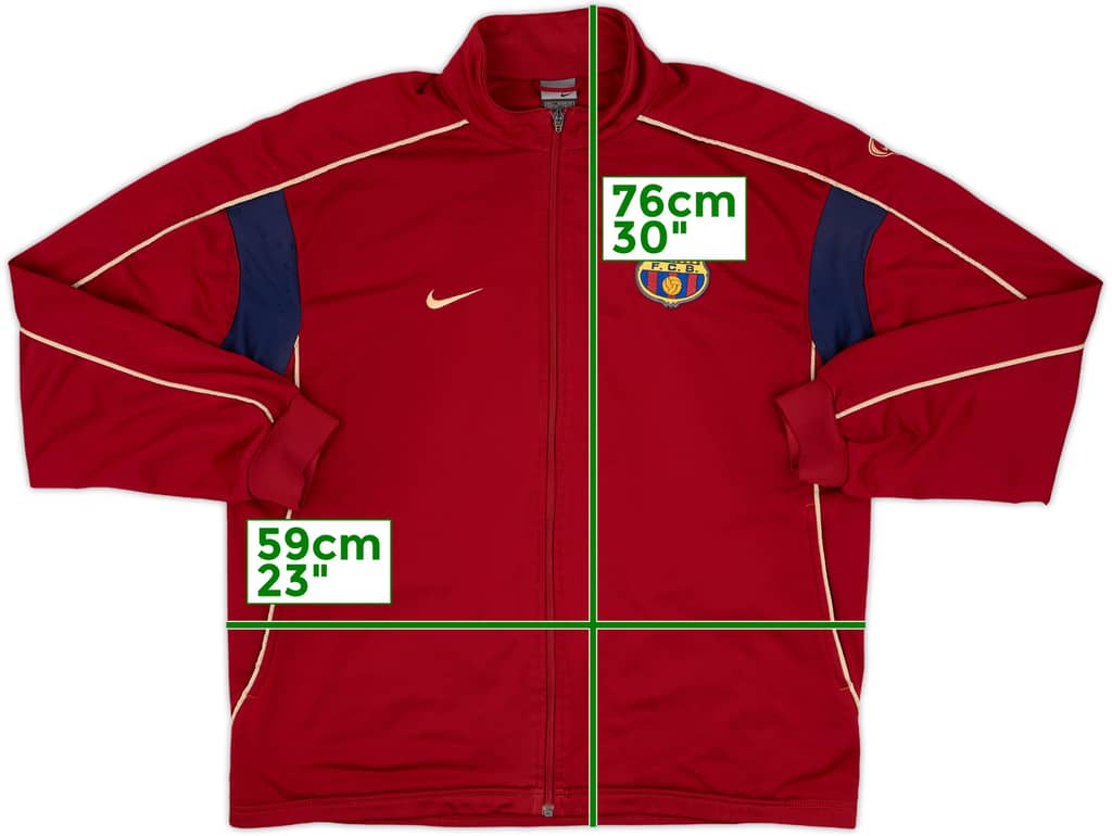 2001-02 Barcelona Nike Track Jacket - 6/10 - (L)