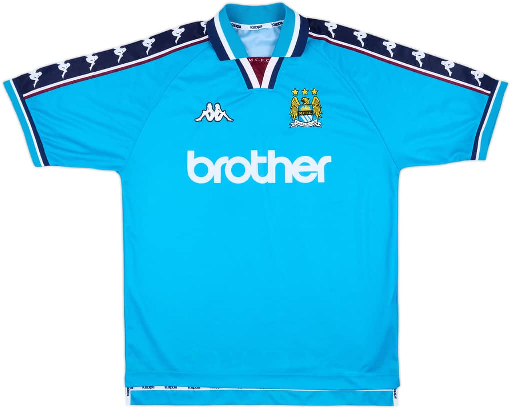 1997-99 Manchester City Home Shirt - 8/10 - (XL)