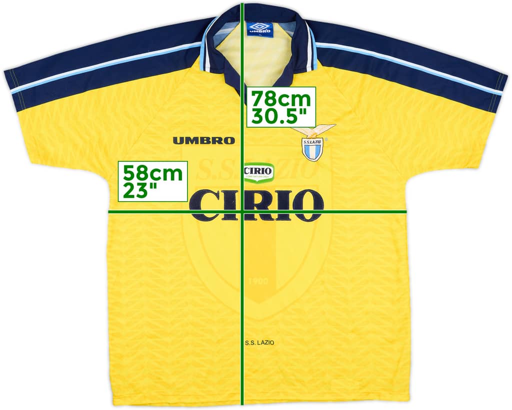 1996-98 Lazio Third Shirt - 8/10 - (XL)