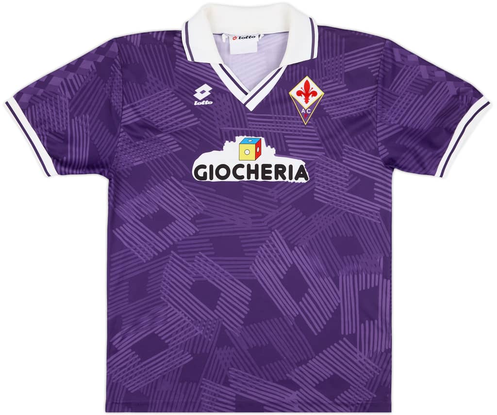 1991-92 Fiorentina Home Shirt - 8/10 - (M)