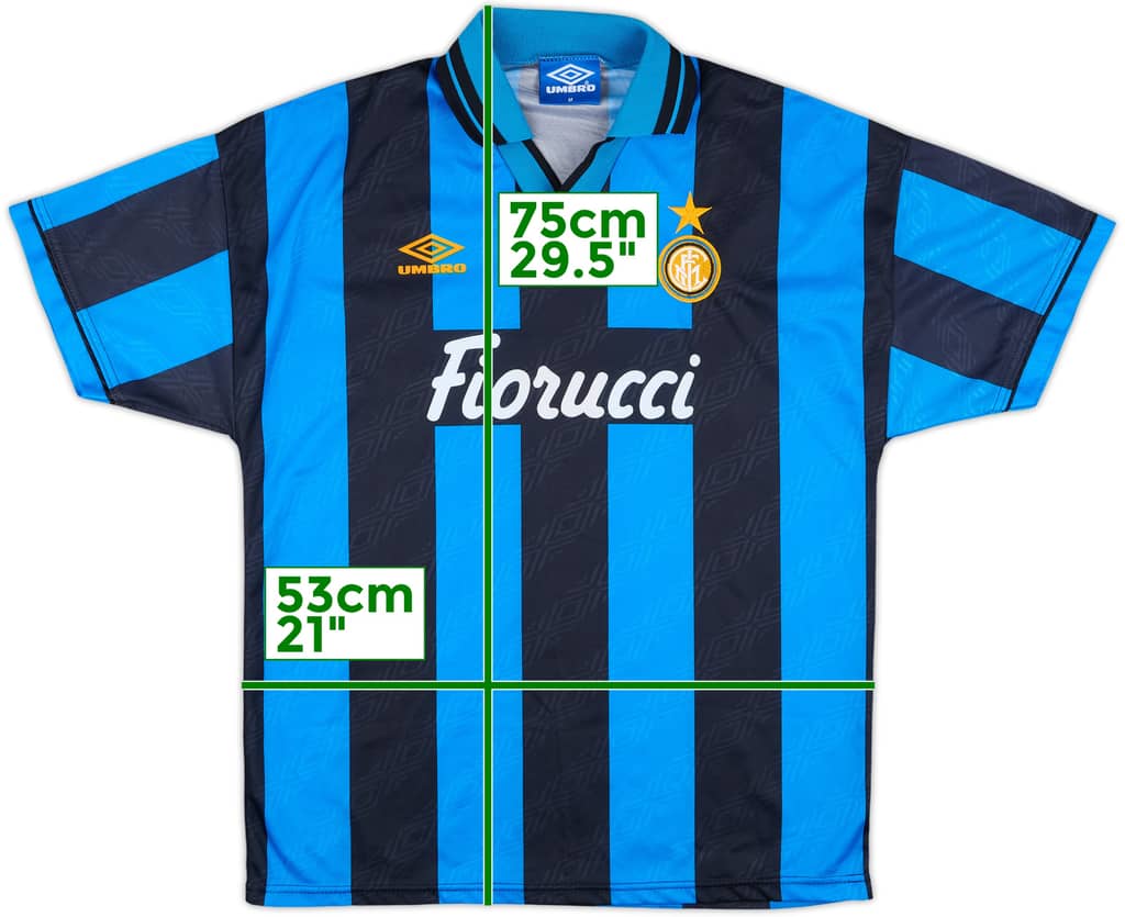 1994-95 Inter Milan Home Shirt - 8/10 - (M)