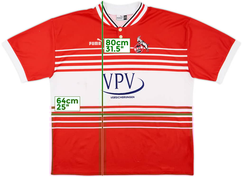 1999-00 FC Koln Home Shirt - 5/10 - (XXL)