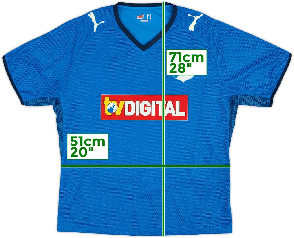 2008-09 TSG Hoffenheim Authentic Home Shirt - 5/10 - (M)