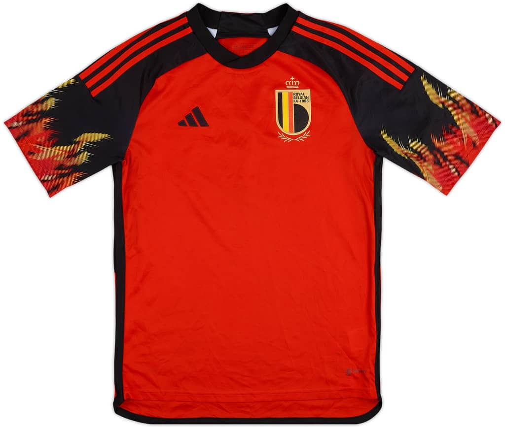 2022-23 Belgium Home Shirt - 7/10 - (XL.Boys)