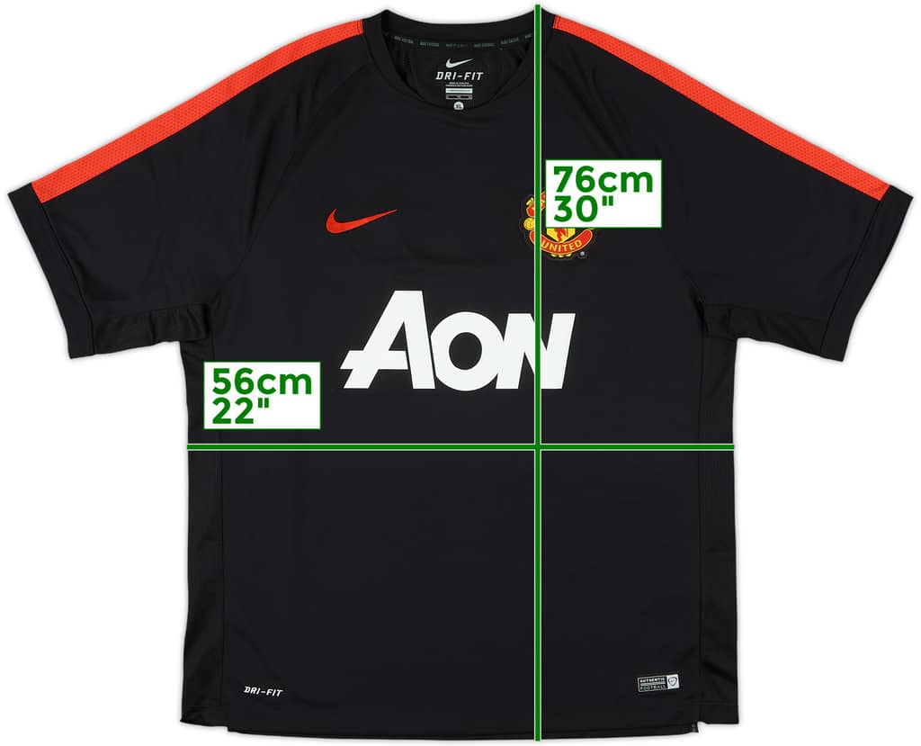 2014-15 Manchester United Nike Training Shirt - 10/10 - (XL)