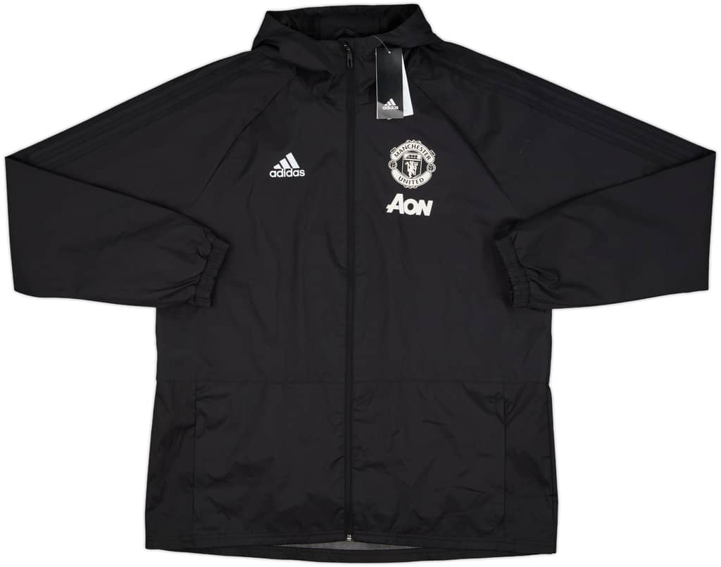 2018-19 Manchester United adidas Hooded Rain Jacket (XL)