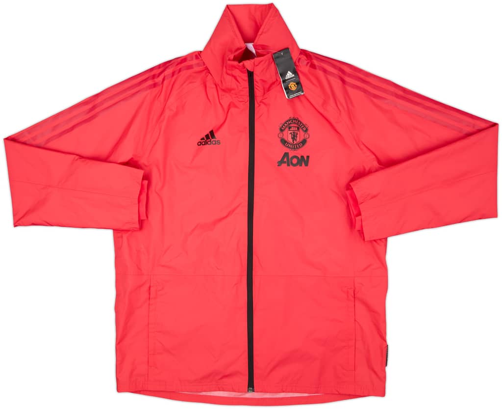 2018-19 Manchester United adidas Hooded Rain Jacket (L)