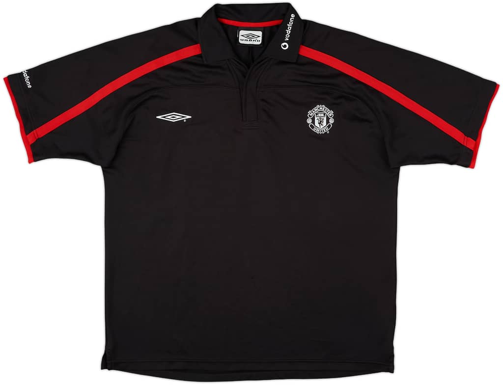 2000-01 Manchester United Umbro Polo Shirt - 10/10 - (XL)
