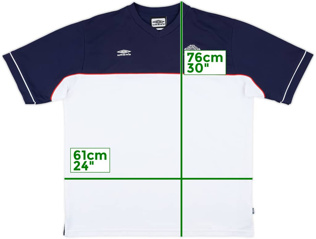 2000-01 Manchester United Umbro Training Shirt - 10/10 - (XL)