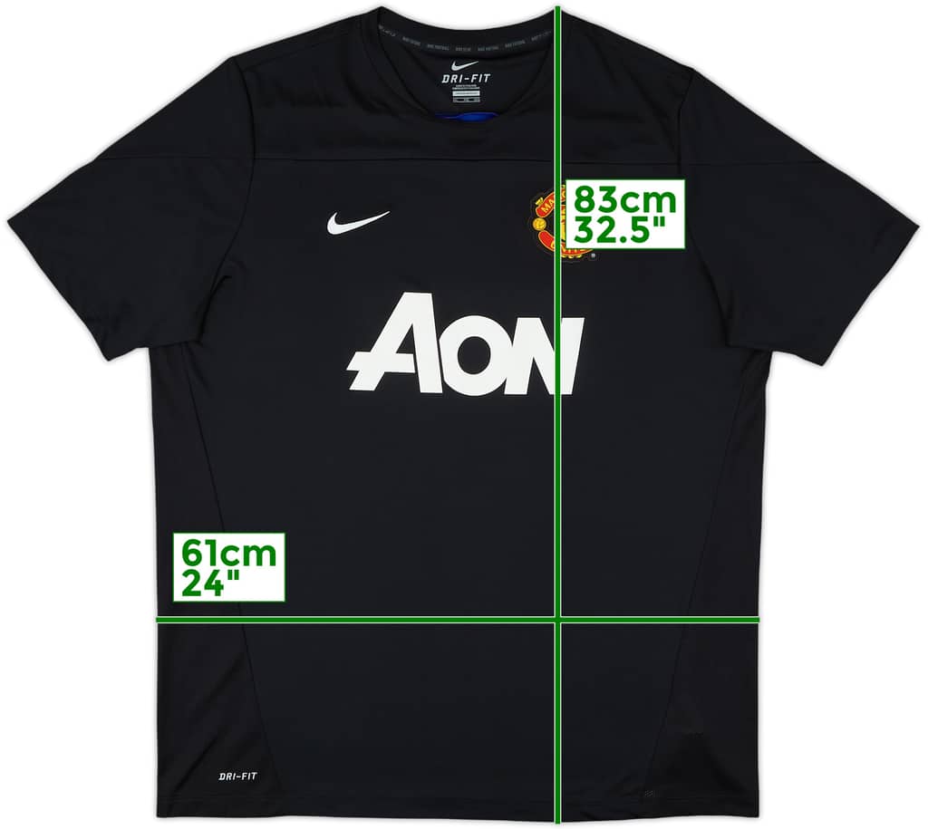 2013-14 Manchester United Nike Training Shirt - 10/10 - (XXL)