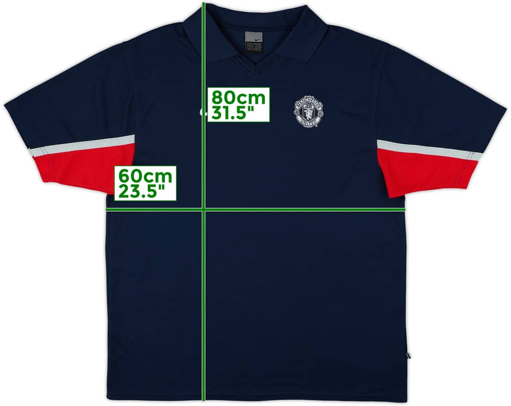 2002-03 Manchester United Nike Polo Shirt - 9/10 - (XL)