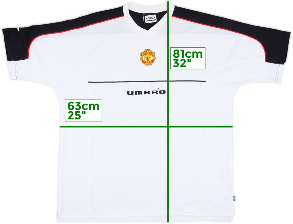 2000-01 Manchester United Umbro Training Shirt - 8/10 - (XXL)