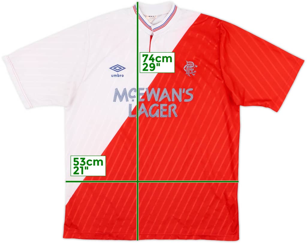 1987-90 Rangers Away Shirt - 6/10 - (M)