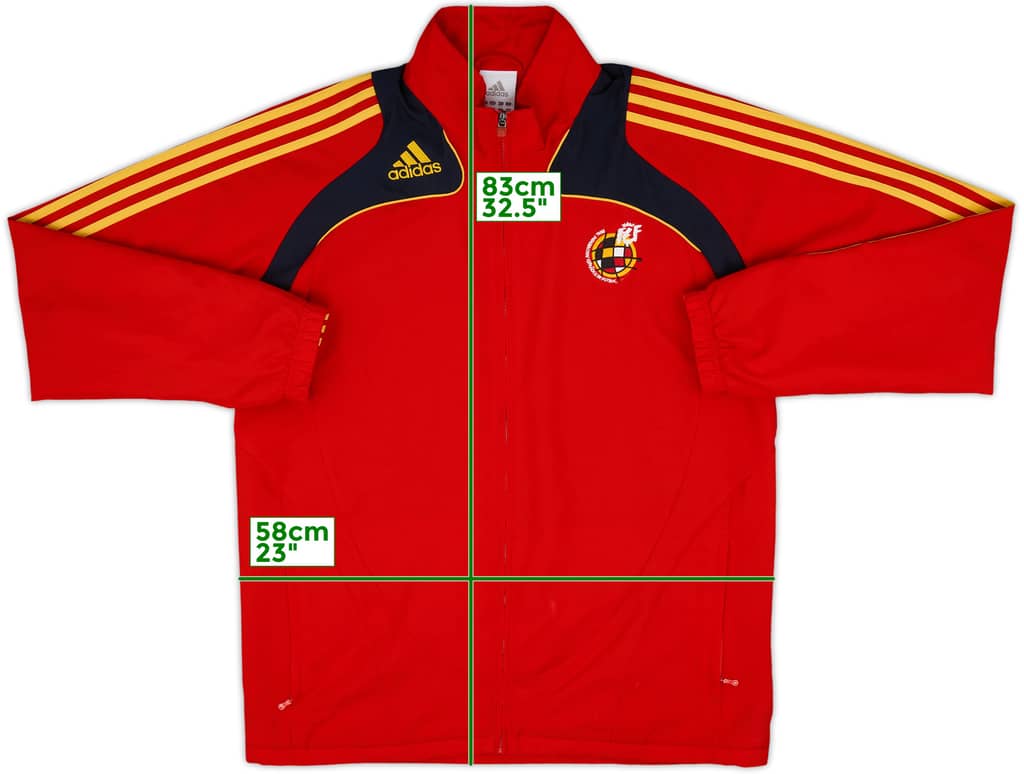 2007-08 Spain adidas Track Jacket - 7/10 - (L)
