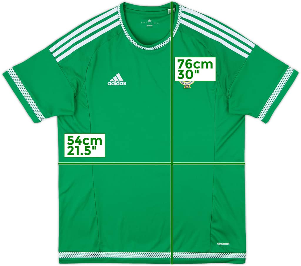 2015 Northern Ireland Home Shirt - 9/10 - (L)